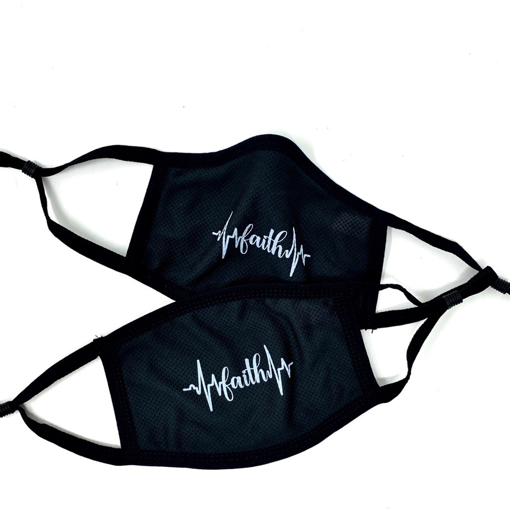 “Faith” Cooling Face Mask Set of 2